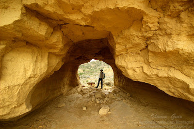Trek rando-photo dans le désert des Bardenas Reales, grotte