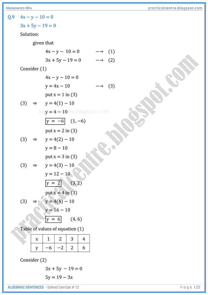 algebraic-sentences-exercise-1-2-mathematics-10th