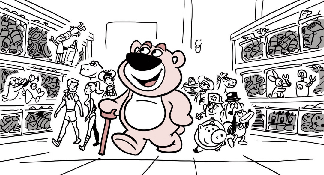 toy story 3 lotso bear coloring pages