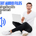 Convert audio files | converti online file audio in diversi formati