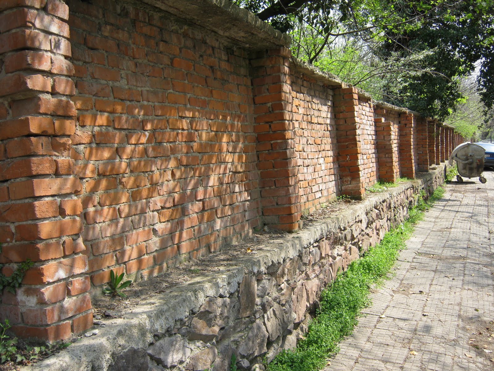 Typical Yambol Boundary Brick Wall