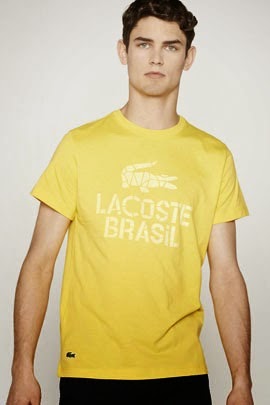 camiseta Lacoste Rio coleção Copa do Mundo Brasil 2014