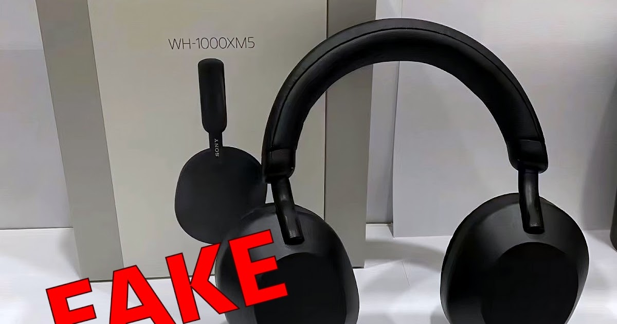 The Walkman Blog: Fake Sony WH-1000XM5 appearing on Chinese Online
