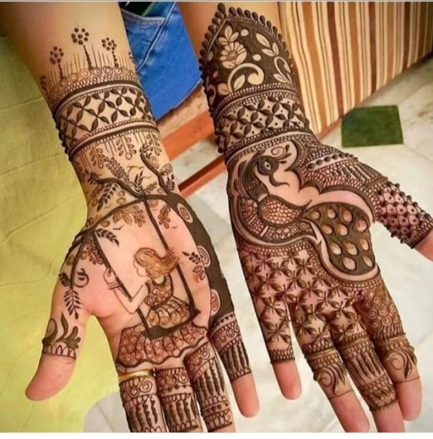 Karva Chauth Vrat Mehndi Designs 2