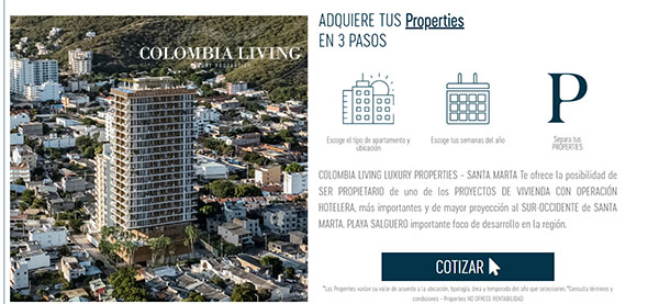 Colombia Living Luxury Properties, un proyecto que hace realidad los sueños de los colombianos