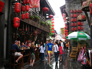 Jinli Street,  is a walking street full of old-styled buildings