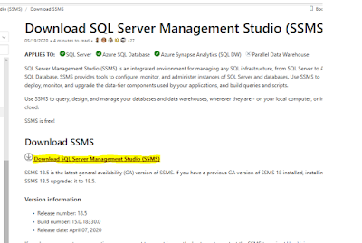 SSMS Set Up