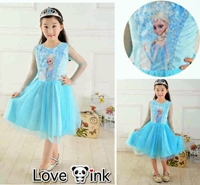 Grosir Kaos Anak Karakter Termurah Baju  Muslim  Frozen 