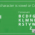 Consonant and vowels