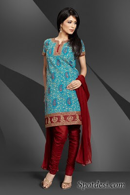 Skin Tight Churidars, Silk Shining Churidars for Modern Girls 2011