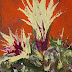 Desert Bloom Mixed Media Floral Painting by Amy Whitehouse