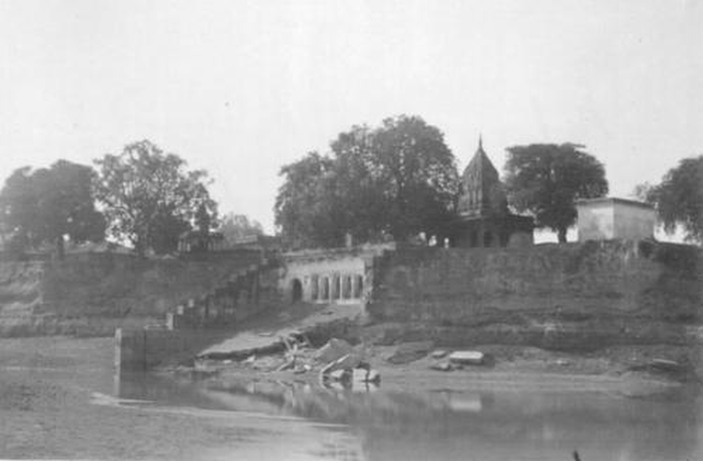 Naag (Nag) Vasuki or Nagvasuki Mandir (Hindu Temple), Daraganj Ghat, Prayagraj (Allahabad), Uttar Pradesh, India | Rare & Old Vintage Photos (1910)
