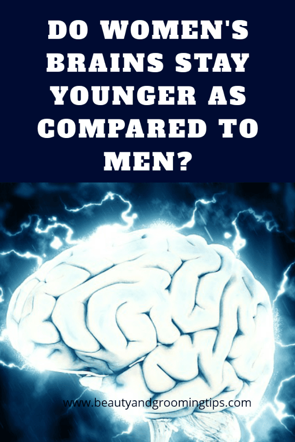 Human brain - brain ages according to gender