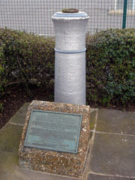 plaque at Lewisham station