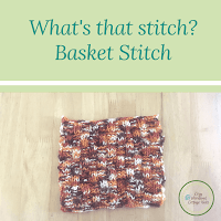 How to do basket stitch