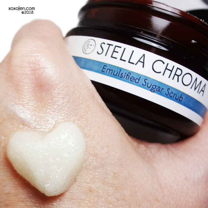 xoxoJen's swatch of Stella Chroma Sugar Scrub
