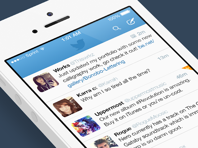 Twitter Redesigns Its Mobile App for iOS 7
