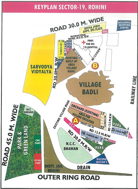 Rohini-Sector-19-Layout-Plan-Map