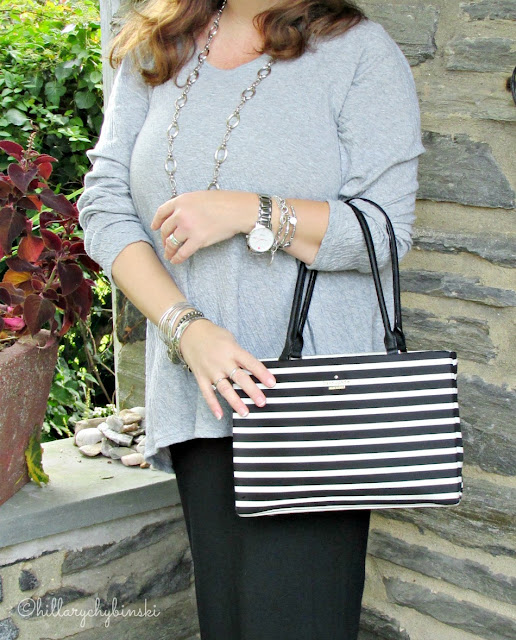 Maxi Skirt and Tunic Styled with Booties and Silver Jewelry 