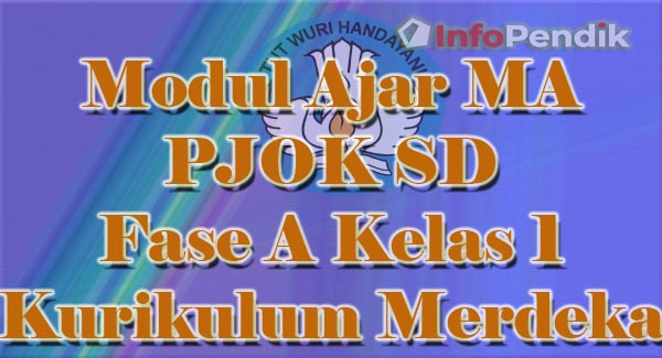 Download Modul Ajar MA PJOK SD Fase A Kelas 1 Kurikulum Merdeka