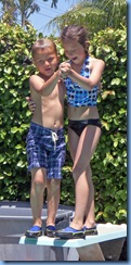 0709 Hanna and Noah at the Pool