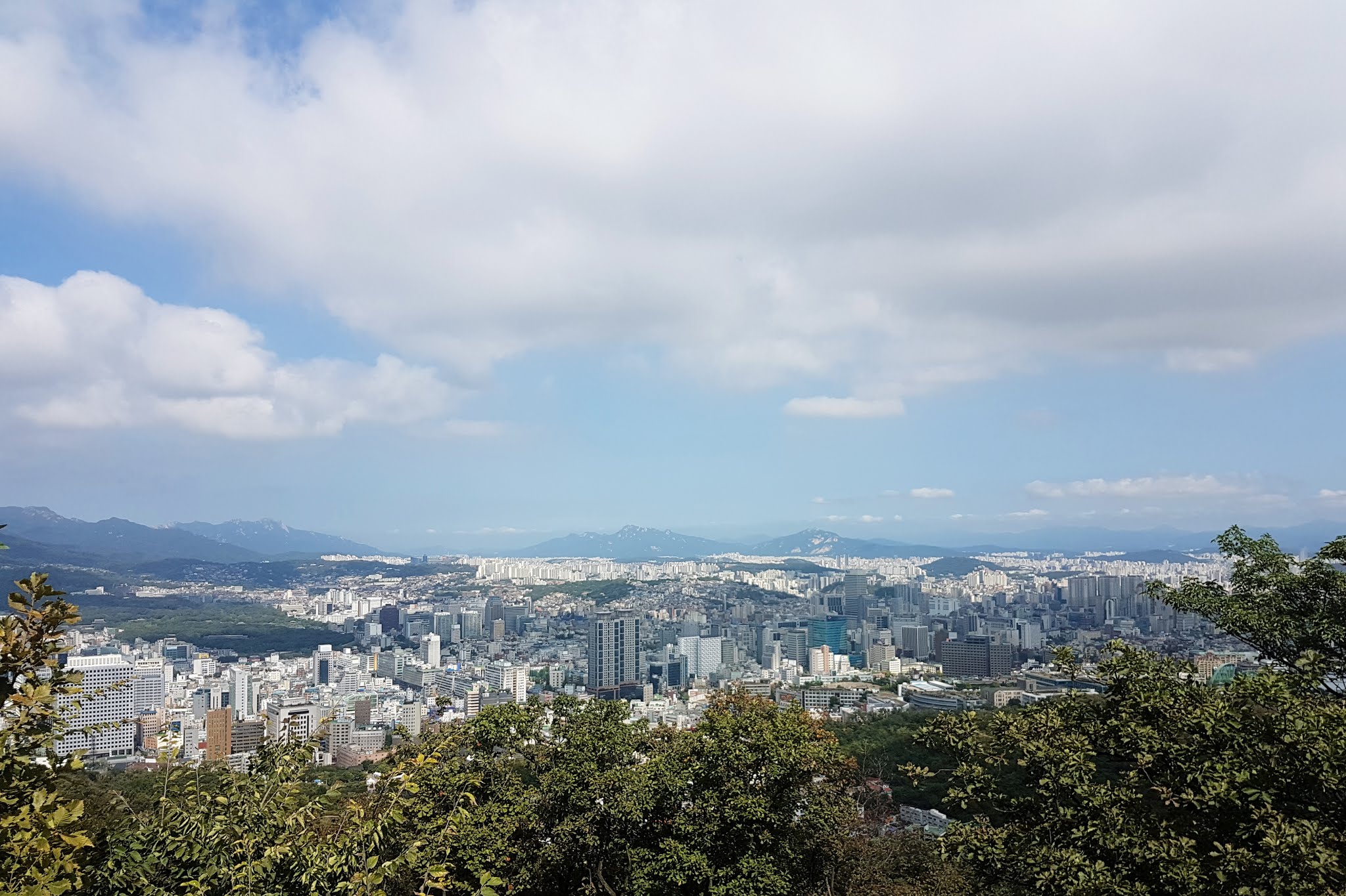 Seoul View from Namsan Seoul Tower (남산서울타워)