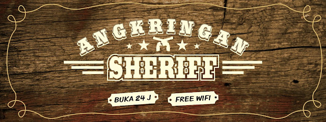 Angkringan merupakan warung yang memiliki mode sebagang kawasan nongkrong Template Banner Angkringan Gaya Western CDR