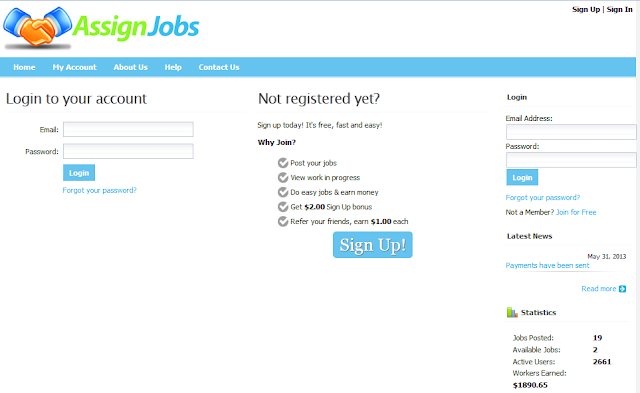 buat duit online dengan assignjobs