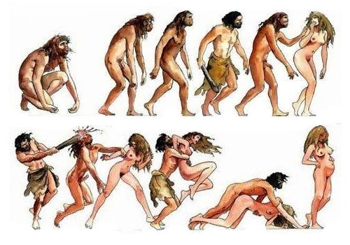 evolucion del hombre. el hombre pudo descansar