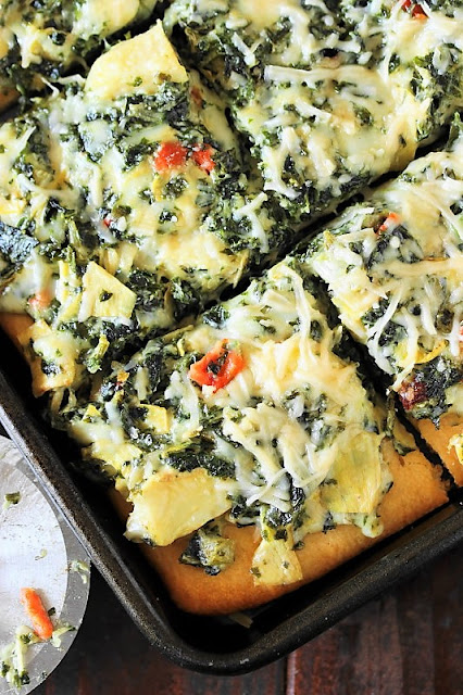 Spinach and Artichoke Dip Party Squares image