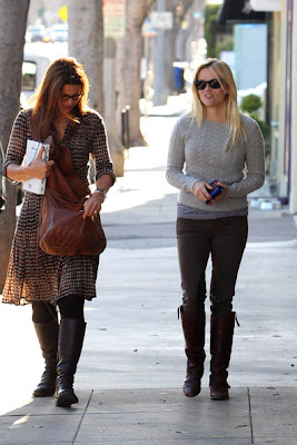 Reese Witherspoon Knee High Boots