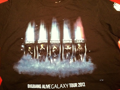 Big Bang Alive concert NJ VIP swag 121109