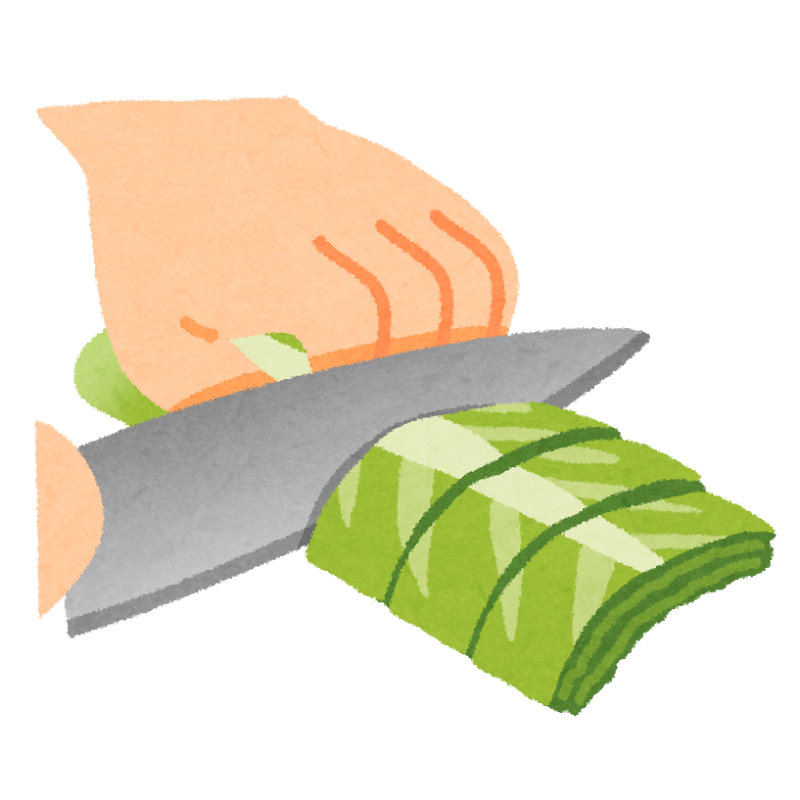無料イラスト かわいいフリー素材集 ざく切りのイラスト 野菜の切り方 無料イラスト かわいいフリー素材集 ざく切りのイラスト 野菜の切り方