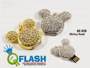 flashdisk jewelry mickey head | aneka flashdisk unik
