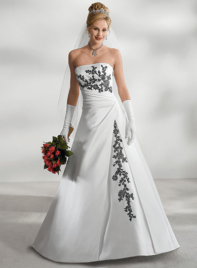 strapless wedding gowns 