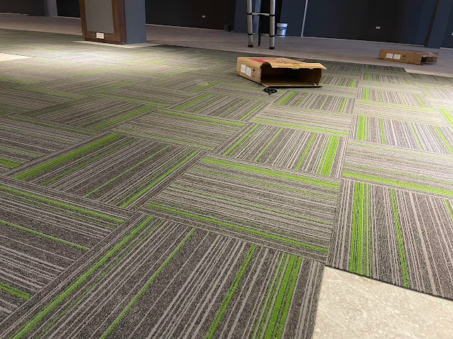 Thảm trải sàn câu lạc bộ bida sử dụng thảm tấm giá rẻ color