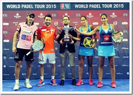 Sanyo Gutiérrez, Juani Mieres y las gemelas Sánchez Alayeto Campeones en el Estrella Damm Madrid Open WPT 2015.