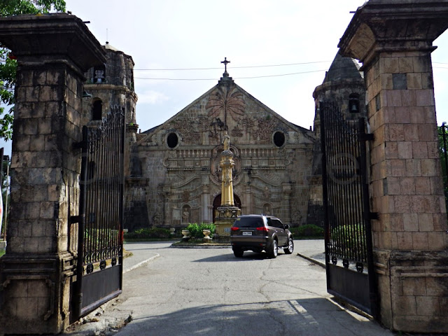 entrance gate and front yard of Miagao Church Iloilo