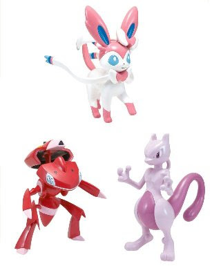 Pokemon Pose Figure BW 2013 Movie version TTA