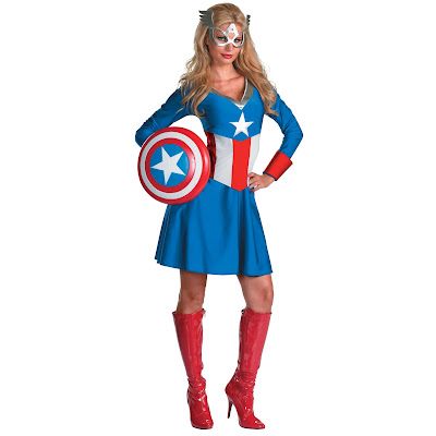 Kaptan Amerika Kız Kıyafeti