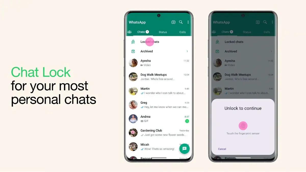 WhatsApp Releases Chat Lock Feature to Secure Private Messages