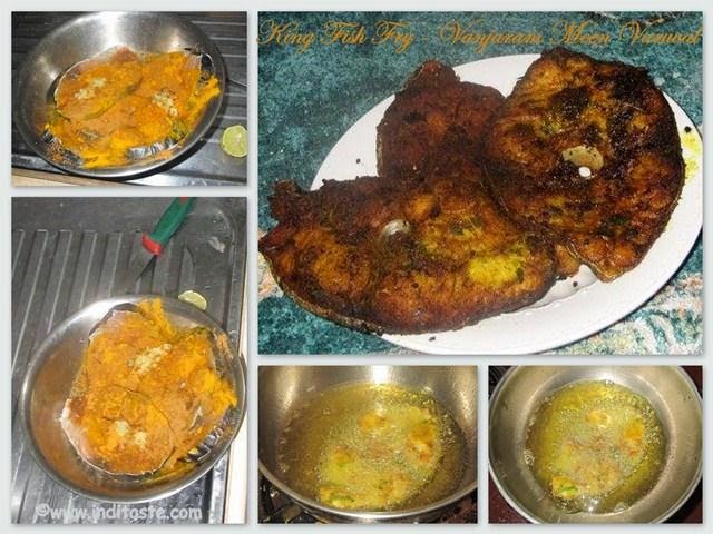 How to make King Fish Fry or Vanjaram Meen Varuval