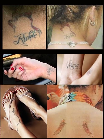 sarah michelle gellar tattoos. Sarah Michelle Gellar you