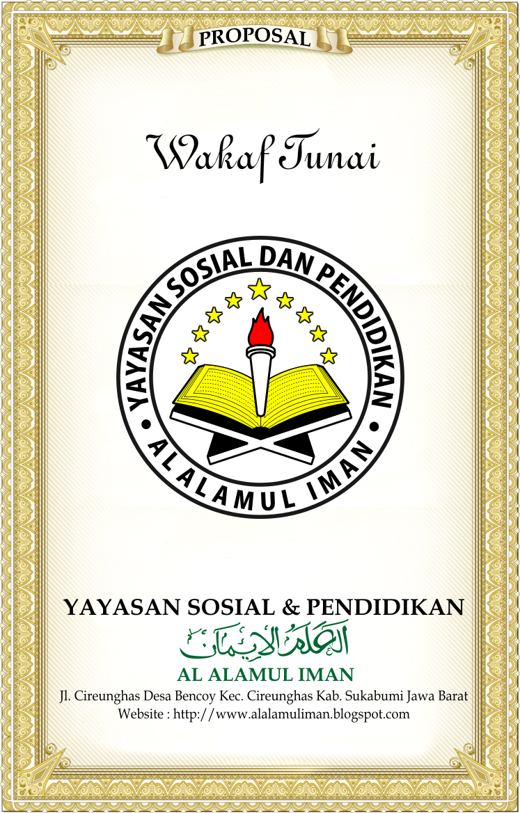 Proposal Wakaf Tanah  Yayasan Sosial & Pendidikan "Al 