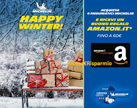 Michelin "Happy Winter" : ricevi come regalo certo un buono Amazon da 40 euro o da 60 euro !