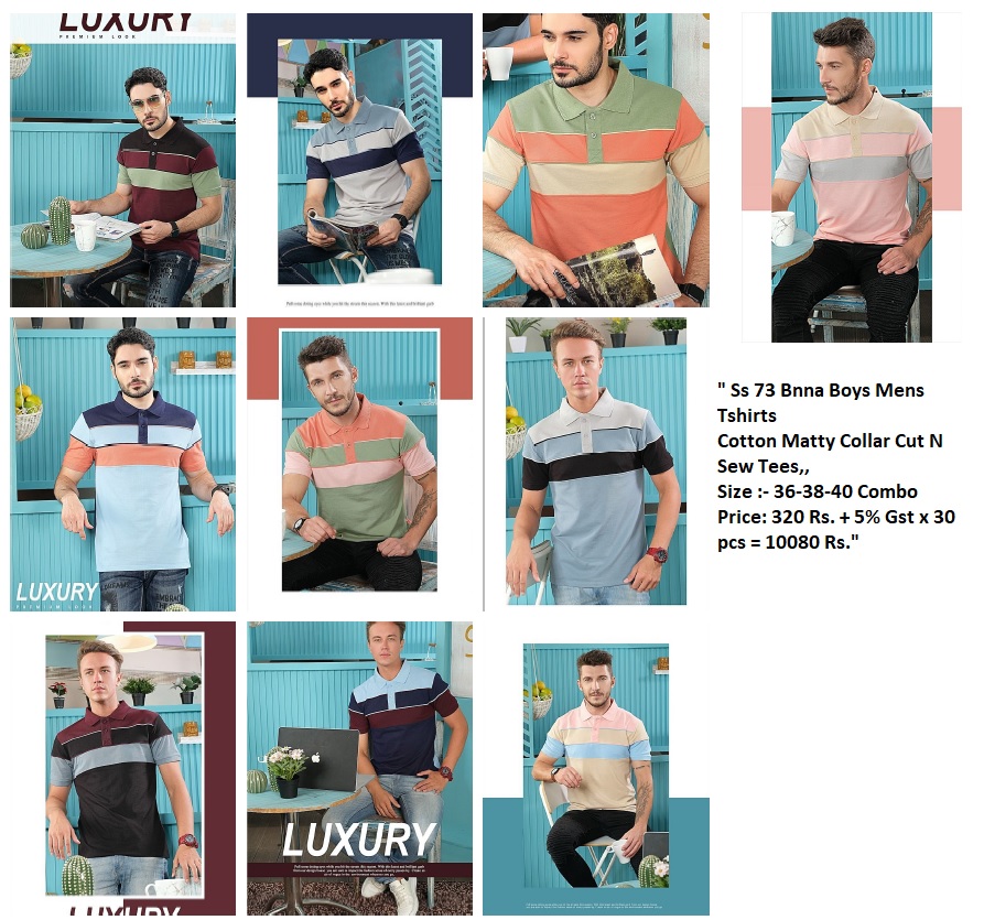 Bnna Boys Ss 73 Latest Mens Tshirts Catalog Lowest Price