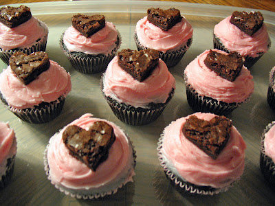 I love cupcakes. I love chocolate. I love hearts. This was the perfect, 