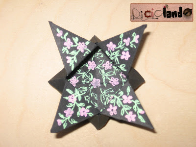 Scatolina a stella origami -tutorial- Natale 2014 faidate 6