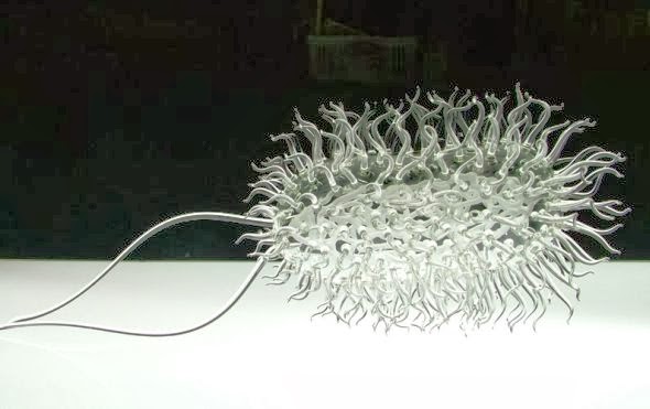 Luke Jerram glass microbiology esculturas vidro microbios virus bactérias arte ciência doenças