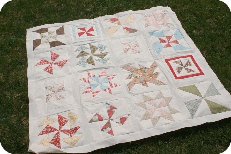 Pinwheel Sampler Quilt Along. Patchwork Tutorial 